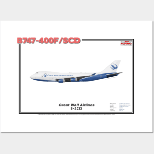 Boeing B747-400F/SCD - Great Wall Airlines (Art Print) Posters and Art